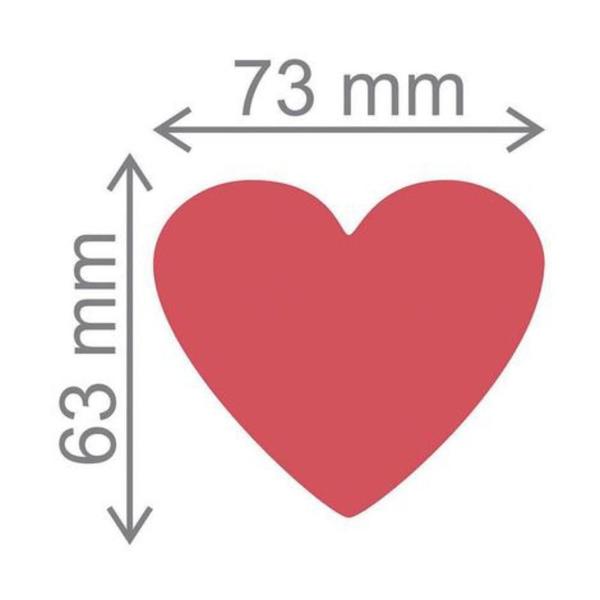 Imagem de Furador 7193 Max Coração 73X63Mm Toke E Crie