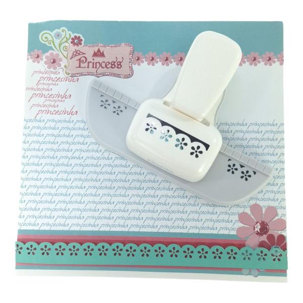 Imagem de Furador de Papel Scrapbook Borda Gigante Continua HCP606-069 Edge Flower Birabira