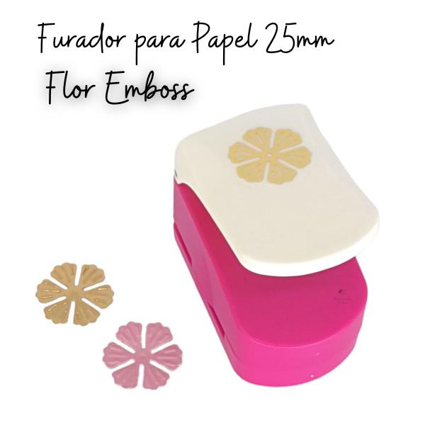 Imagem de Furador para Papel 25mm Flor Emboss Scrapbook Artesanato