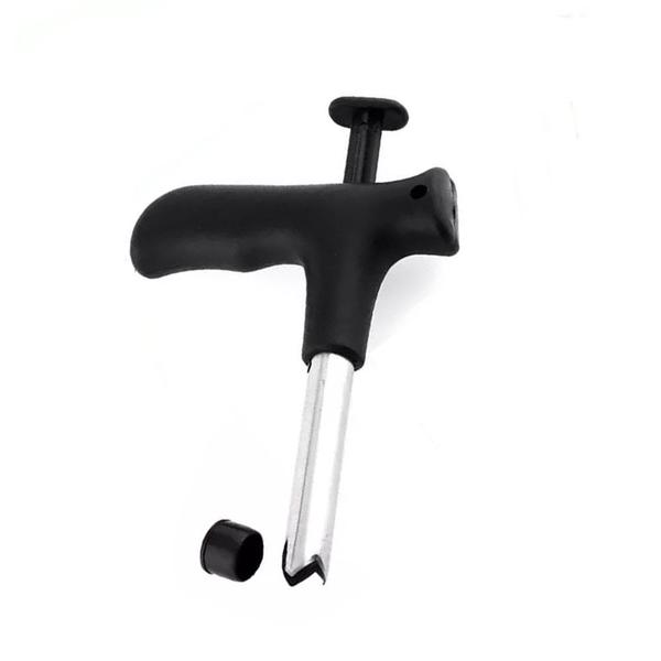 Furador Perfurador de Coco Verde Manual Inox Com Cabo Emborrachado - UNY GIFT Imagem de Furador Perfurador de Coco Verde Manual Inox Com Cabo Emborrachado
