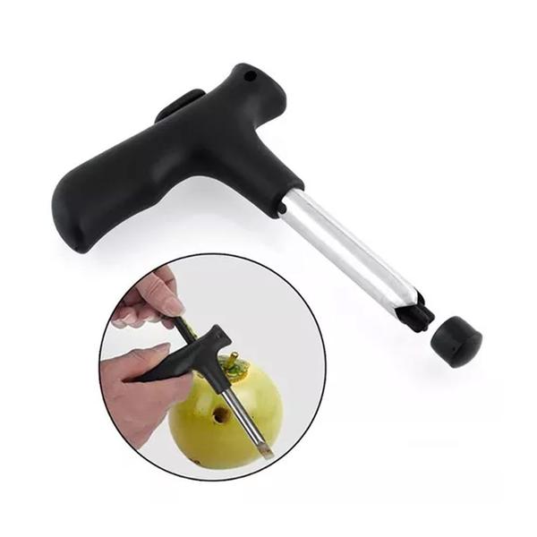 Furador Perfurador de Coco Verde Manual Inox Com Cabo Emborrachado - UNY GIFT Imagem de Furador Perfurador de Coco Verde Manual Inox Com Cabo Emborrachado