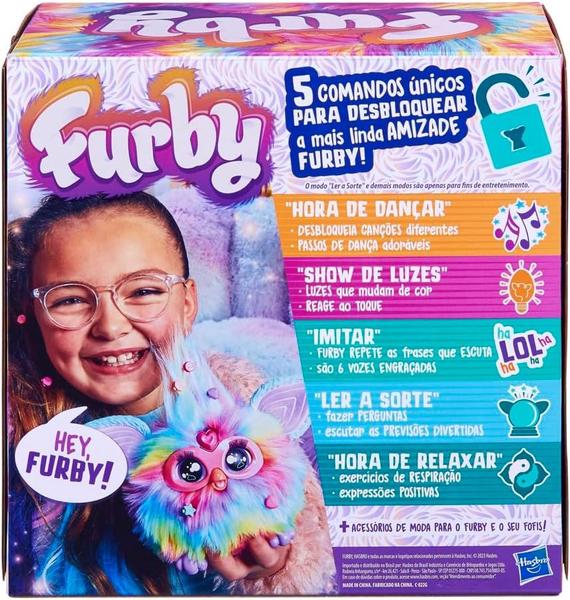 Imagem de Furby Tie Dye Pelúcia Interativo Hasbro F8900