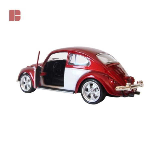 Imagem de Fusca Beetle Bicolor C/ Rodas Esportivas 1:32 Bordo