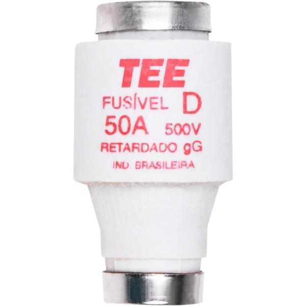 Imagem de Fusivel Diazed 50A 500V Retardado Kit com 5 peças - Tee