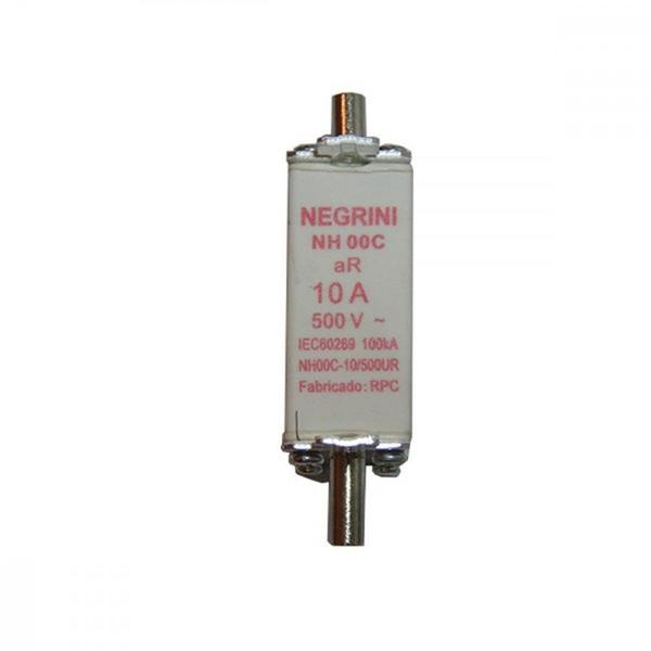 Imagem de Fusivel Nh Negrini Ultra Rapido 00/ 10A Nh-Ooc-10/500Ur