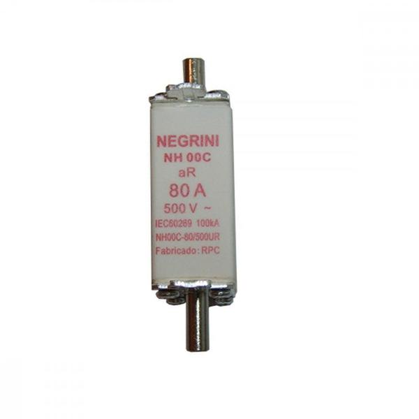 Imagem de Fusivel Nh Negrini Ultra Rapido 00/ 80A Nh-00-80/500Ur