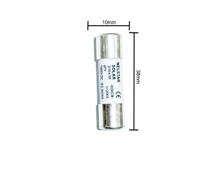 Imagem de Fusível Snetec Energia Solar DC CC 1000V - Kit 5 Unidades