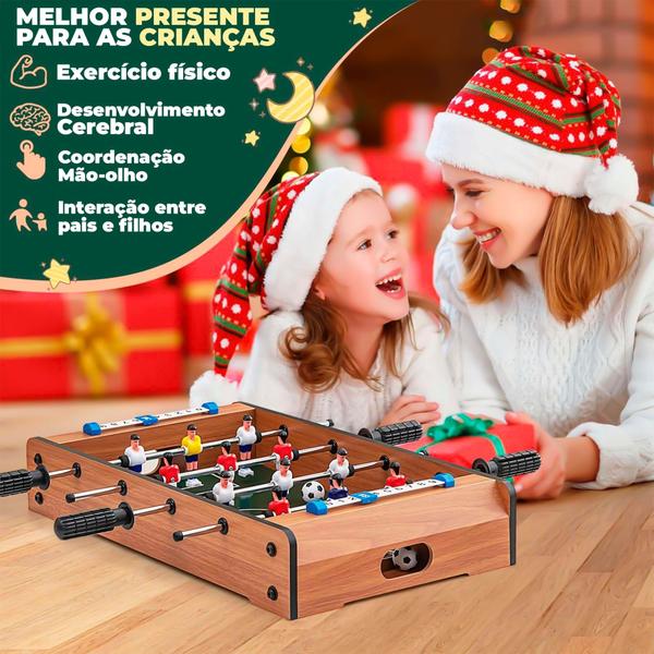 Imagem de Futebol De Mesa Jogo Divertido Infantil Para Familia Divertido Compacto - Zippy Toys