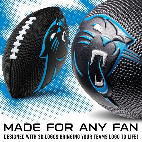 Imagem de Futebol em espuma Franklin Sports NFL Carolina Panthers Kids