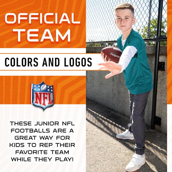 Imagem de Futebol Franklin Sports Miami Dolphins Youth Size