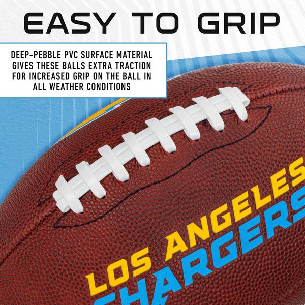 Futebol Franklin Sports NFL Los Angeles Chargers Youth Imagem de Futebol Franklin Sports NFL Los Angeles Chargers Youth
