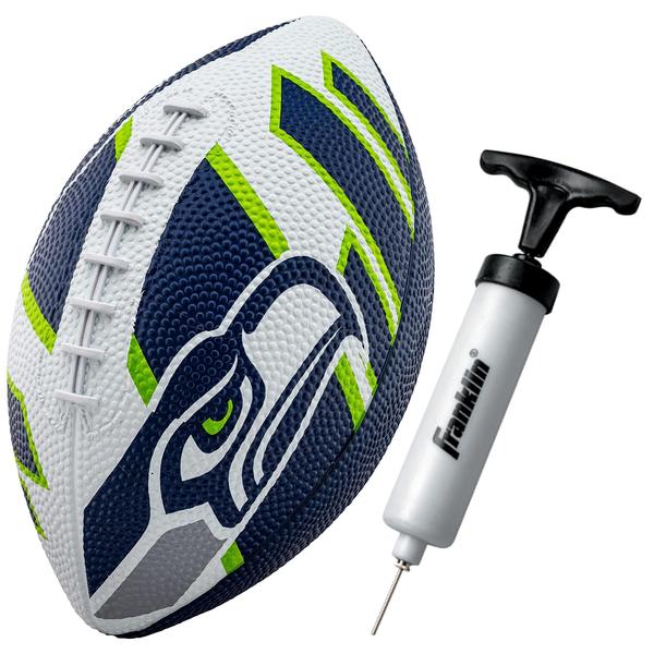 Imagem de Futebol Franklin Sports NFL Seattle Seahawks Rubber 8,5"