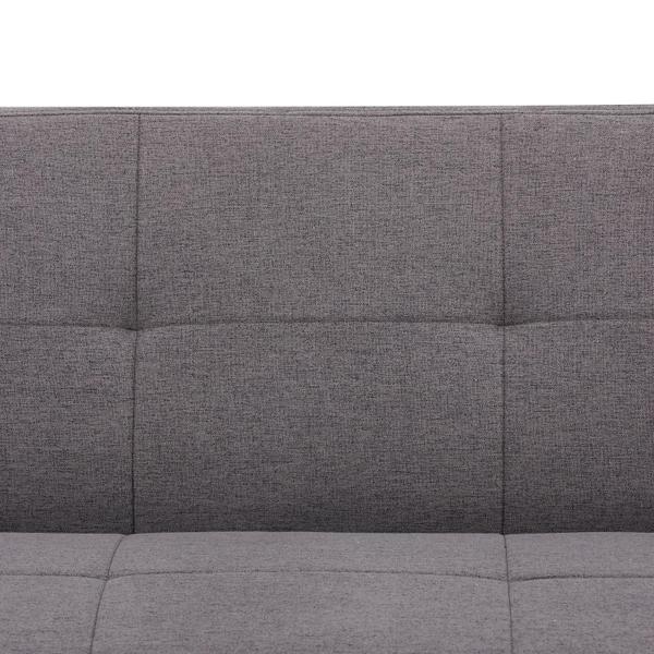 Imagem de Futon Sammy 170x81x68Cm Cinza Just Home Collection