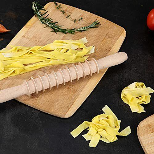 G Beech Wood 14mm Pappardelle Pasta Cutter Noodle Noodle Lavce Roller Docker Massa Cortador de Madeira Rolo Rolo Pin Spaghetti Fabricante de Macarrão Cortador de Macarrão Rolando Pin Cozinha Cozinha Cozinha - /G Imagem de G Beech Wood 14mm Pappardelle Pasta Cutter Noodle Noodle Lavce Roller Docker Massa Cortador de Madeira Rolo Rolo Pin Spaghetti Fabricante de Macarrão Cortador de Macarrão Rolando Pin Cozinha Cozinha Cozinha