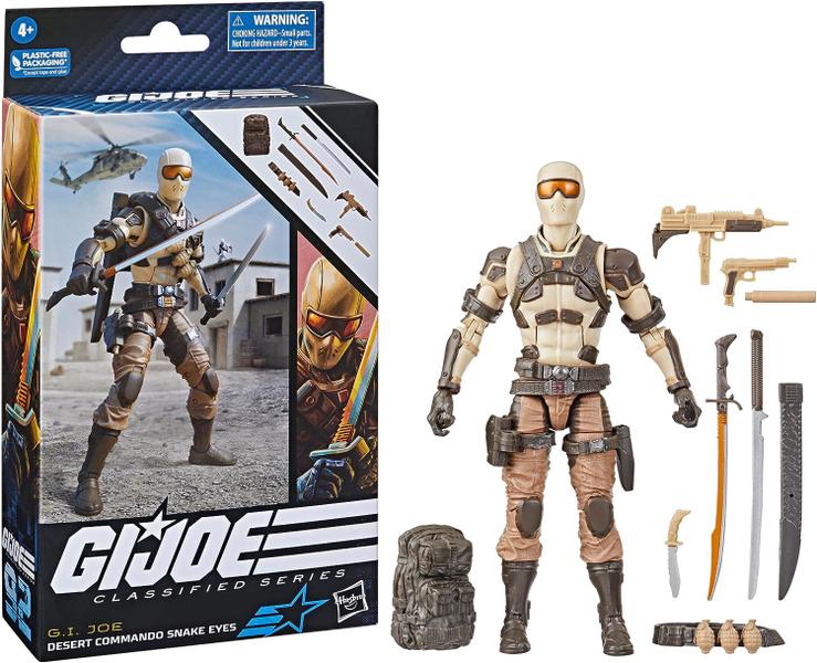 Imagem de G.I. JOE Classified Series Desert Commando Snake Eyes F7741