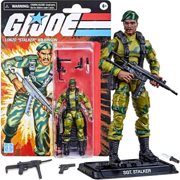 Imagem de G. I. Joe Mini Boneco Lonzo Stalker Wilkinson com Acessórios - Retro Collection - Hasbro F2235