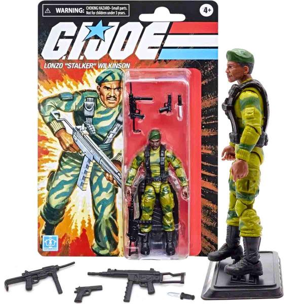 Imagem de G. I. Joe Mini Boneco Lonzo Stalker Wilkinson com Acessórios - Retro Collection - Hasbro F2235