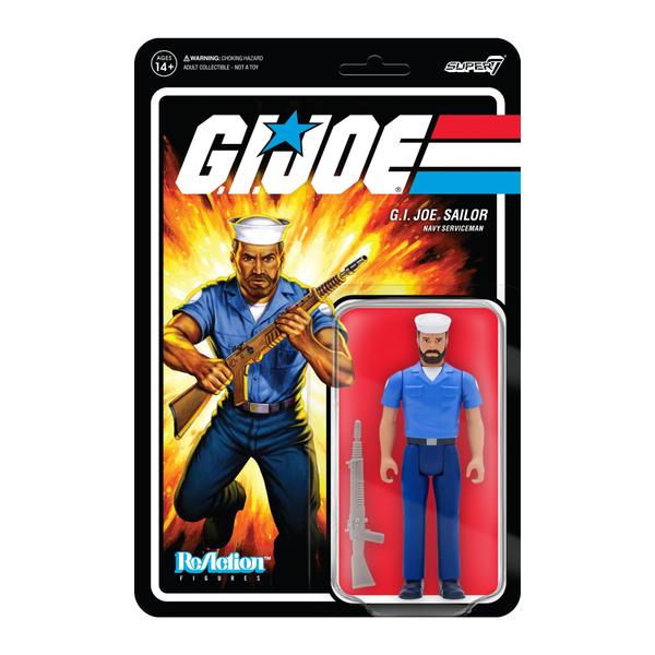 Imagem de G.I. Joe Sailor Blueshirt Tan Beard Navy Serviceman Animado