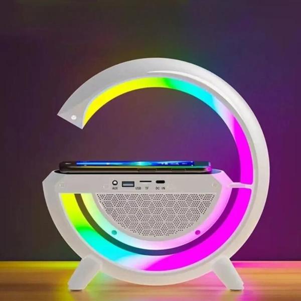 Imagem de G Speaker Smart Station Caixa De Som Bluetooth Carregador Indução Led Rgb