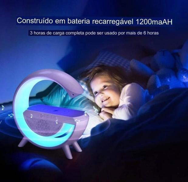 Imagem de G Speaker Smart Station Luminária Caixa De Som E Carregador