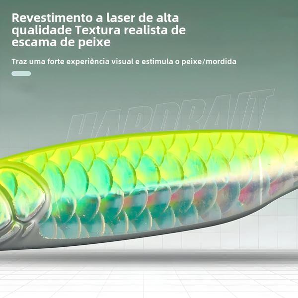 Imagem de Gabarito de Micro Metal Resistente para Pesca em Água Salgada - 7g, 10g, 15g e 20g