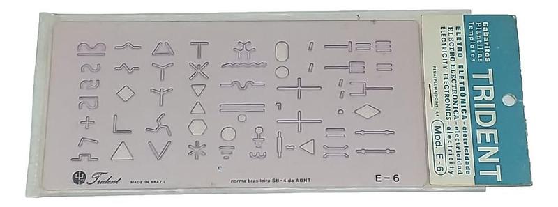 Imagem de Gabarito Eletroeletrônica Eletricidade Trident E-6