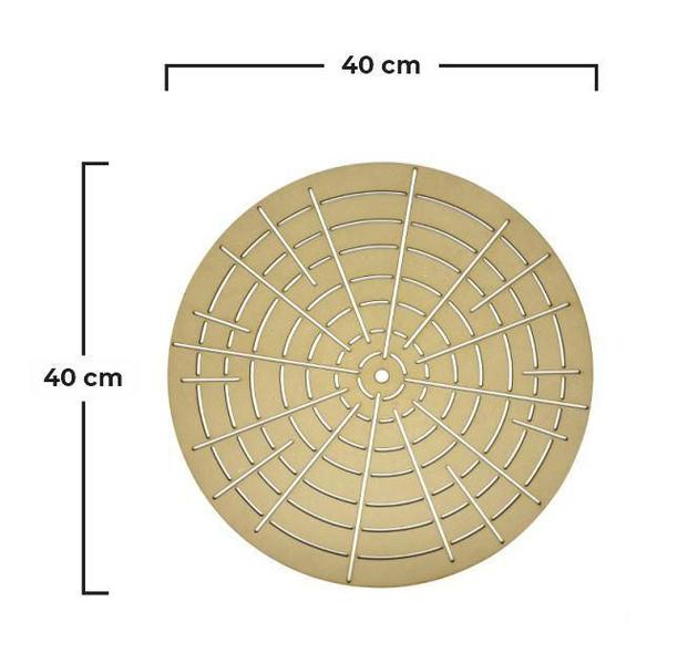 Imagem de Gabarito Mandala Mdf 40 Cm - Fazer Pontilhismo Artesanato