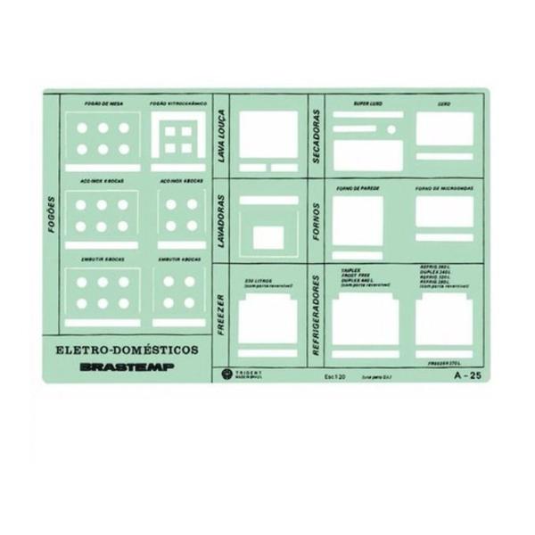Imagem de Gabarito Trident Eletrodomésticos Mod.A-25