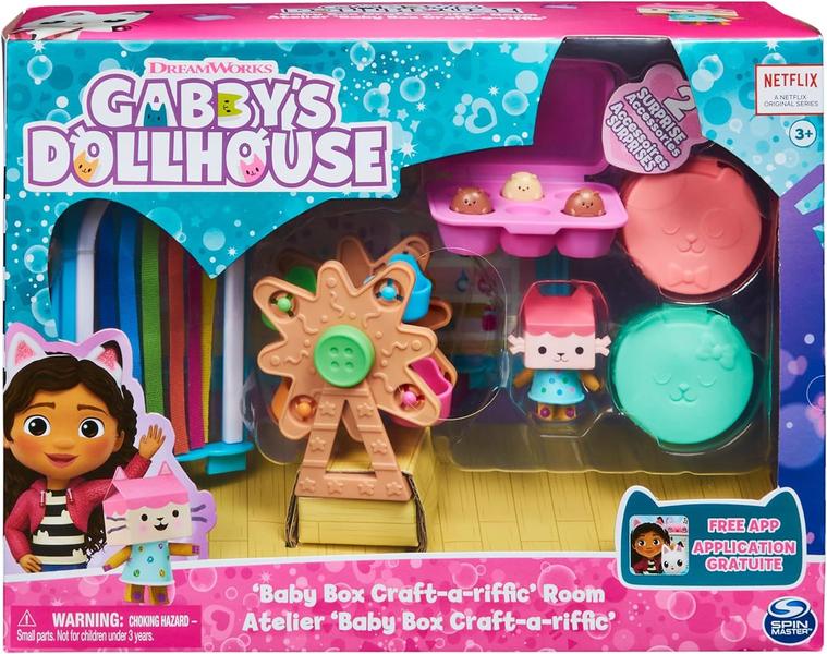 Imagem de Gabby/s Dollhouse Baby Box Cat Craft-a-riffic Room