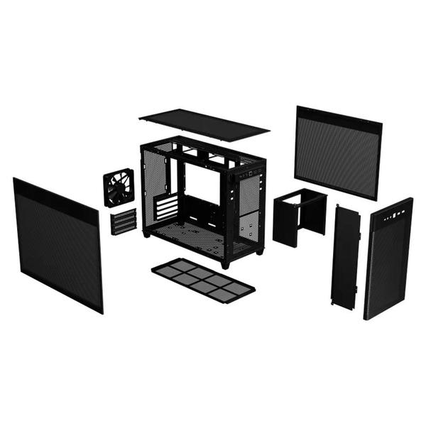 Imagem de Gabinete Asus Prime AP201 Mesh, Mini Tower, Micro-ATX, Preto - 90DC00G0-B30000