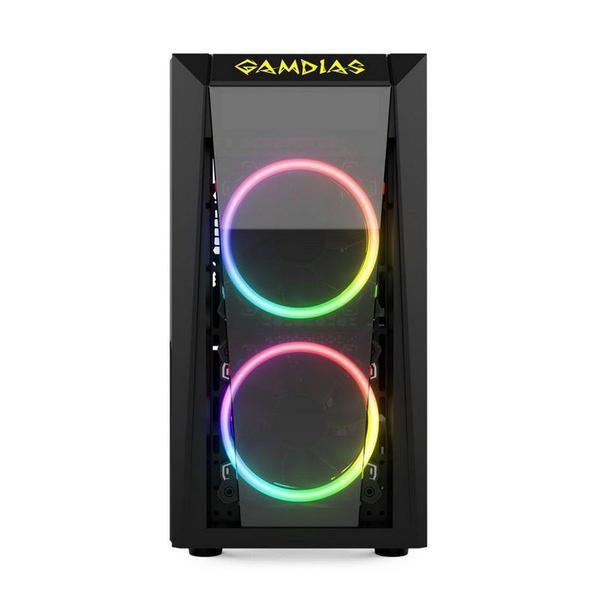 Imagem de Gabinete atx gamdias talos e1 preto lateral e frontal vidro s-fonte