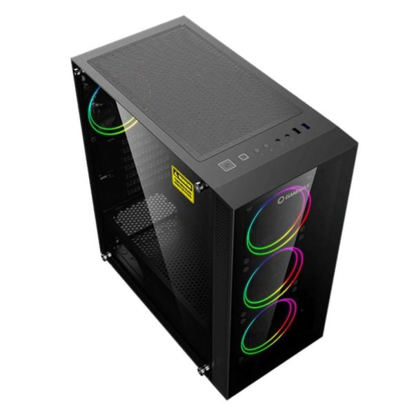 Imagem de Gabinete ATX Gamer Draco XD ARGB com Controladora UBS 3.0 Preto Gamemax - 3603