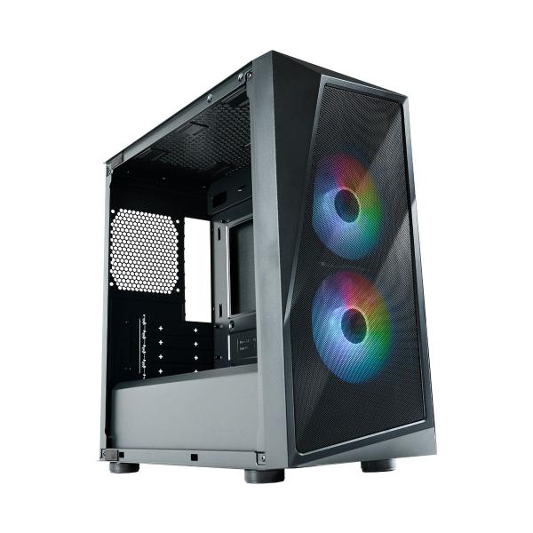 Imagem de Gabinete Cooler Master Cmp 320 Lateral De Vidro - 2 Fans Argb De 120 Mm - Preto - Cp320-kgnn-s00