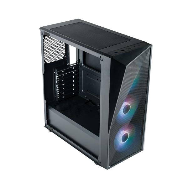 Imagem de Gabinete Cooler Master Cmp 520 Lateral De Vidro - 3 Fans Led Argb- Preto - Cp520-kgnn-s00