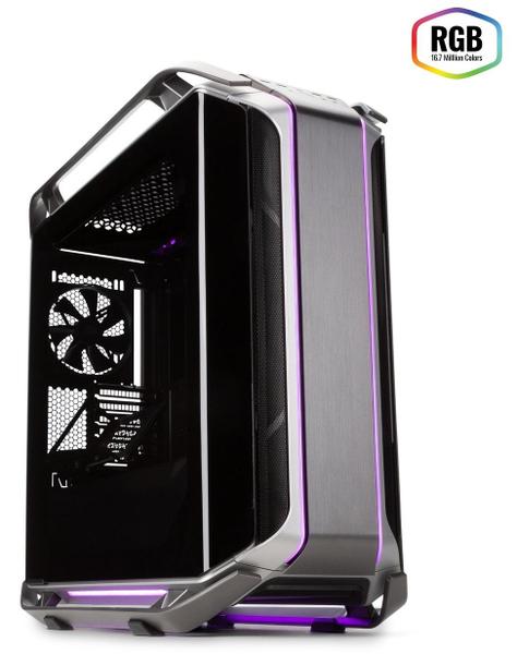 Imagem de Gabinete Cooler Master Cosmos C700m - Vidro Temperado - Iluminação Rgb - Mcc-c700m-mg5n-s00