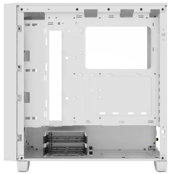 Imagem de Gabinete Corsair 3000D Lateral de Vidro Temperado Airflow RGB Branco - CC-9011256-WW