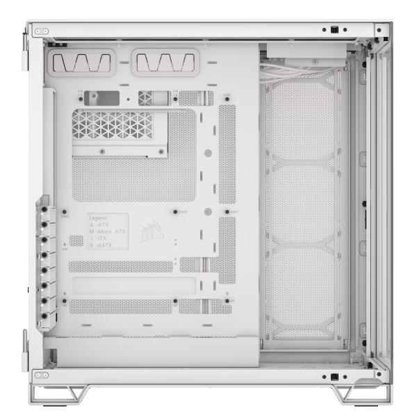 Imagem de Gabinete Corsair 6500X Lateral de Vidro Temperado ATX Branco - CC-9011258-WW