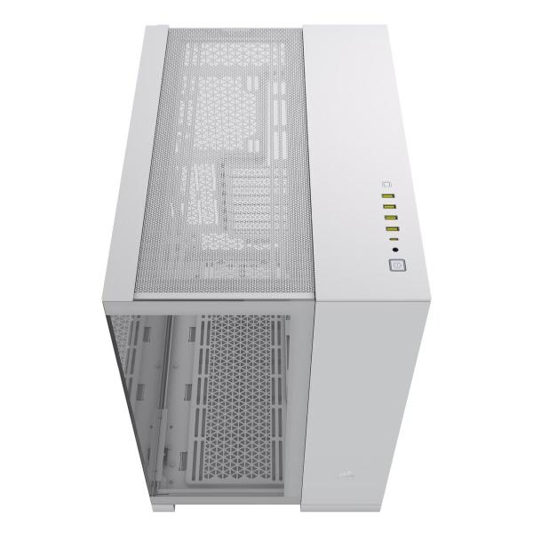 Imagem de Gabinete Corsair 6500X Lateral de Vidro Temperado ATX Branco - CC-9011258-WW