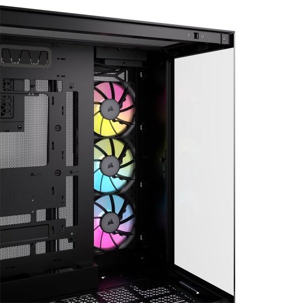 Imagem de Gabinete Corsair Icue LINK 6500X RGB Lateral Vidro Temperado ATX Preto com 3 FANS - CC-9011269-WW