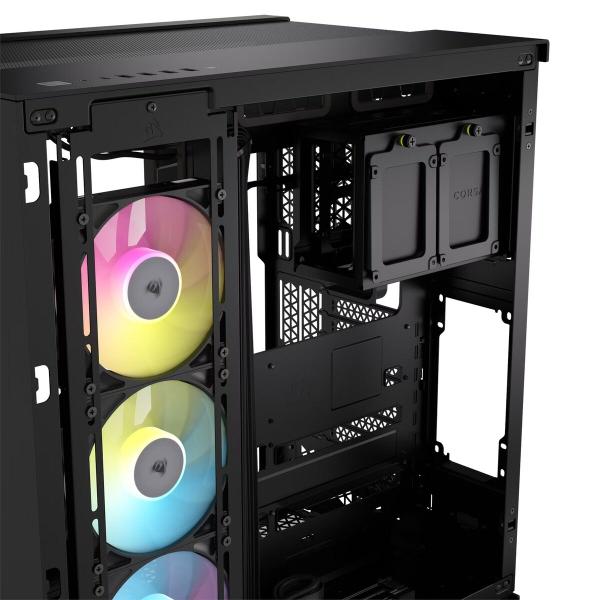 Imagem de Gabinete Corsair Icue LINK 6500X RGB Lateral Vidro Temperado ATX Preto com 3 FANS - CC-9011269-WW