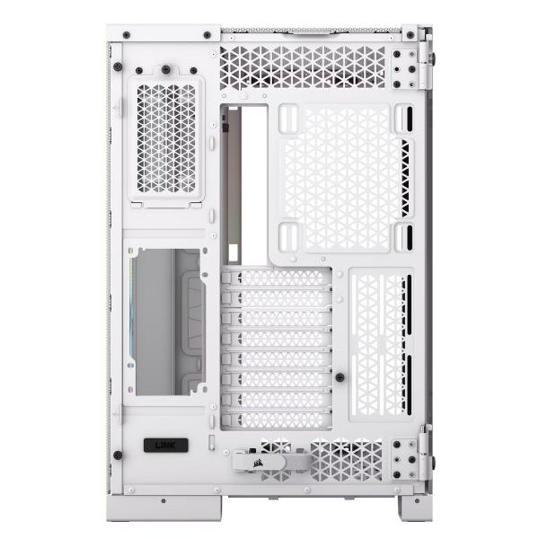 Imagem de Gabinete Corsair Icue LINK RGB 6500X Lateral Vidro Temperado ATX Branco com 3 FANS - CC-9011270-W