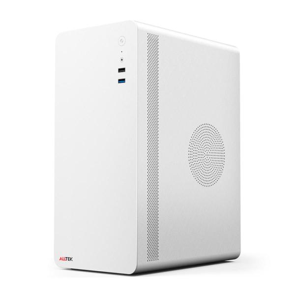 Imagem de Gabinete Cpu PC Alltek ATK20 Sem Fonte Sem Fan Placas Micro ATX / ITX porta USB 3.0 Branco