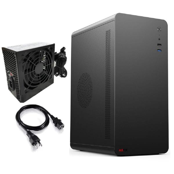 Imagem de Gabinete Cpu PC Alltek ATK200 Com Fonte 200W Sem Fan Placa Micro ATX/ITX