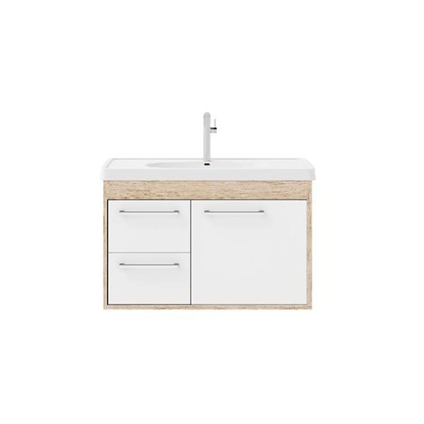 Imagem de Gabinete de banheiro Cerocha com lavatório 63cm berlin e branco Prócion