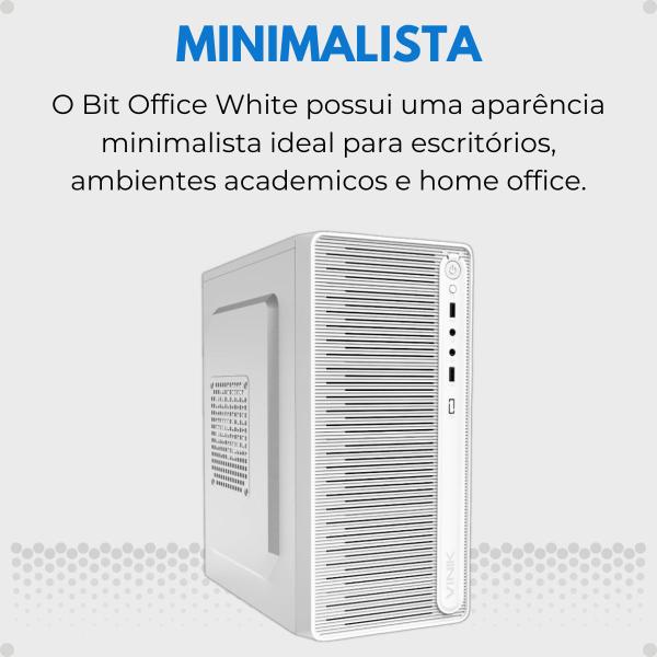 Imagem de Gabinete de Computador Mini ITX Micro ATX Bit Office Corporativo Novo Lacrado