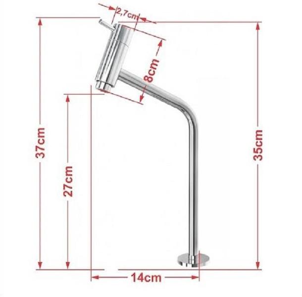 Imagem de Gabinete De Vidro 40Cm Ac Com Cuba Oval Prata Torneira Metal