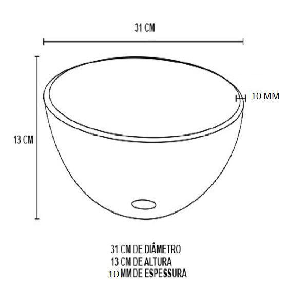 Imagem de Gabinete de vidro croácia 40cm ap azul escuro ek