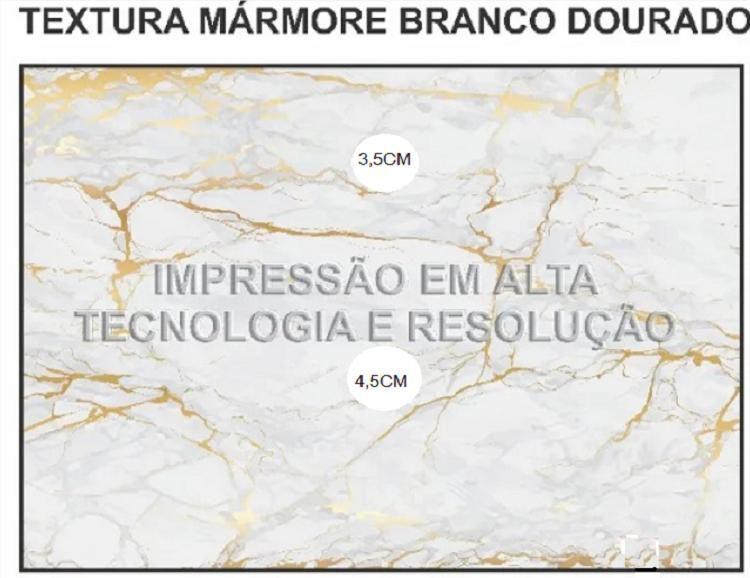 Imagem de Gabinete de vidro para banheiro 60cm ap slim marmorizado