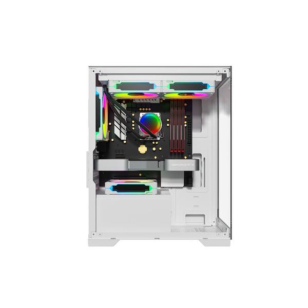 Imagem de Gabinete Galax Draco White M-Atx Frontal Vidro Sem Fan