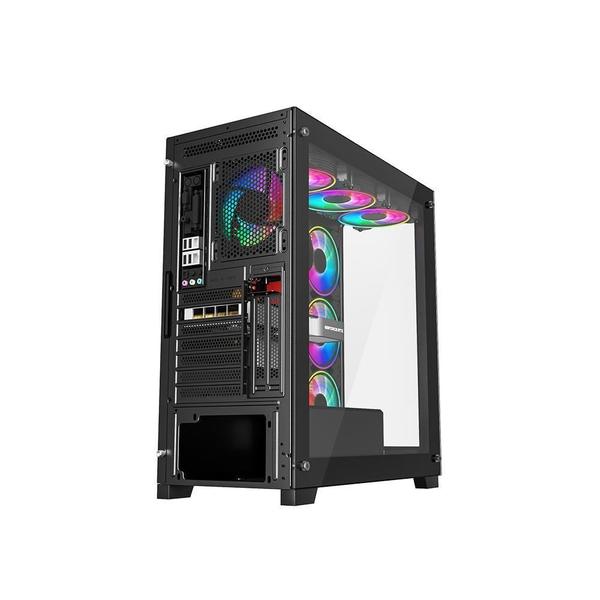 Imagem de Gabinete Galax Omega Black 4 Fans Argb Atx Frontal Vidro